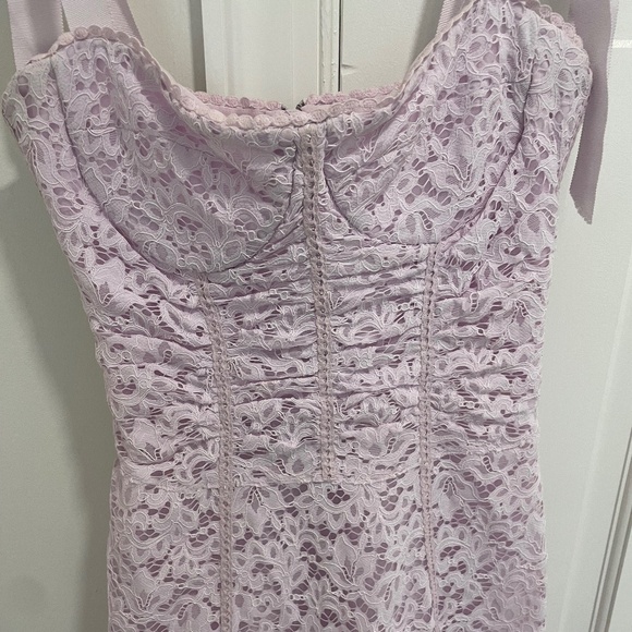 Jonathan Simkhai Tie Shoulder Lace Dress - Picture 3 of 9